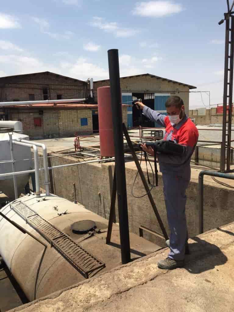 آنالیز دودکش آزمایشگاه معنمد محیط زیست