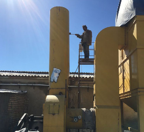 اندازه گیری ذرات خروجی از دودکش 1