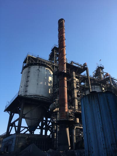 اندازه گیری گازهای خروجی  توسط محیط صنعت ایمن پایش