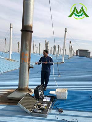 سنجش ذرات خروجی از دودکش توسط آزمایشگاه ایمن پایش