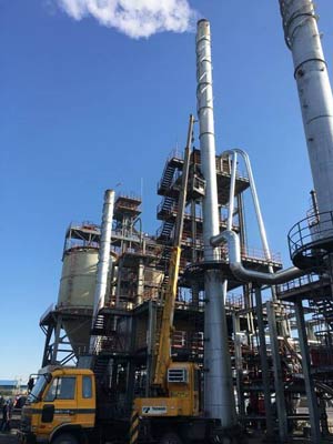 پروژه انجام شده توسط محیط و صنعت ایمن پایش